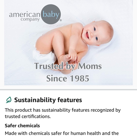 American Baby Company Sweater Knit Swaddle Blanket, Organic Cotton Natural Color - Picture 5 of 8